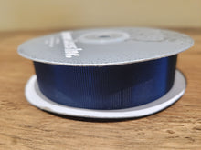 Load image into Gallery viewer, Grosgrain Ribbon 1" (25mm) wide - Navy