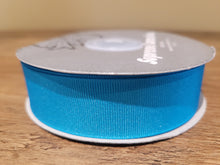 Load image into Gallery viewer, Grosgrain Ribbon 1" (25mm) wide - Turquoise