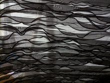 Load image into Gallery viewer, Drapery Waves Fabric - Black