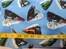 Load image into Gallery viewer, Blank Quilting On The Right Track Trains