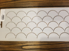 Load image into Gallery viewer, Clamshell Background 2 Inch Quilting Stencil