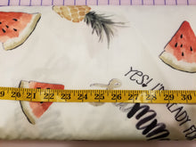 Load image into Gallery viewer, Pineapple And Watermelon PUL Fabric