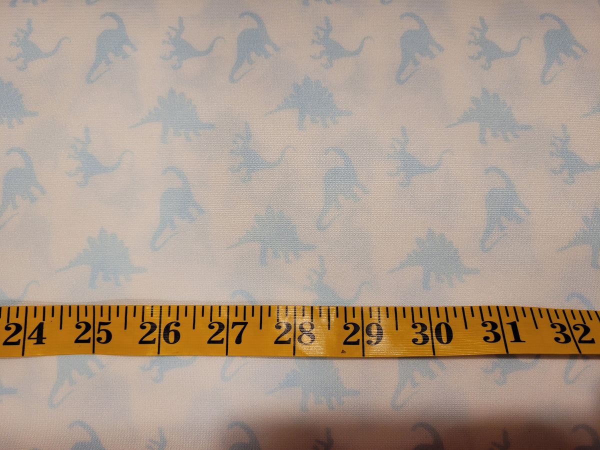 Dino Blue PUL Fabric BecksFabrics Online Fabric Store Canada