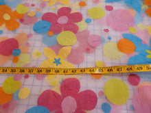 Load image into Gallery viewer, Drapery Floral Sheer Fabric - Bright
