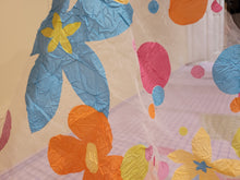 Load image into Gallery viewer, Drapery Floral Sheer Fabric - Bright