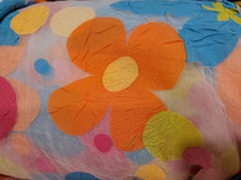 Load image into Gallery viewer, Drapery Floral Sheer Fabric - Bright