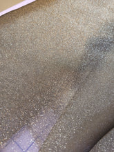 Load image into Gallery viewer, Drapery Golden Sparkly Sheer Fabric