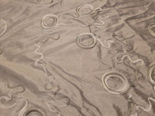 Load image into Gallery viewer, Drapery Embroidered Fabric - Beige/Mint