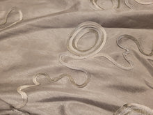 Load image into Gallery viewer, Drapery Embroidered Fabric - Beige/Mint