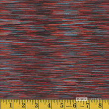 Load image into Gallery viewer, Brushed Back Knit Melange Orange & Aqua