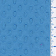 Load image into Gallery viewer, Aqua Blue Minky Dot Fabric