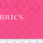 Load image into Gallery viewer, Fuschia Hot Pink Minky Dot Fabric