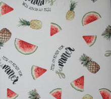 Load image into Gallery viewer, Pineapple And Watermelon PUL Fabric