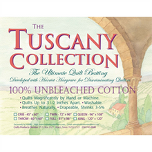 Load image into Gallery viewer, Hobbs Tuscany Supreme 100% Unbleached Cotton Batting
