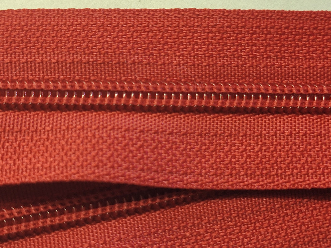 Zipper 7 inch (18cm) - Red