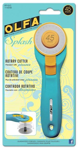 Olfa 45mm Rotary Cutter - Aqua
