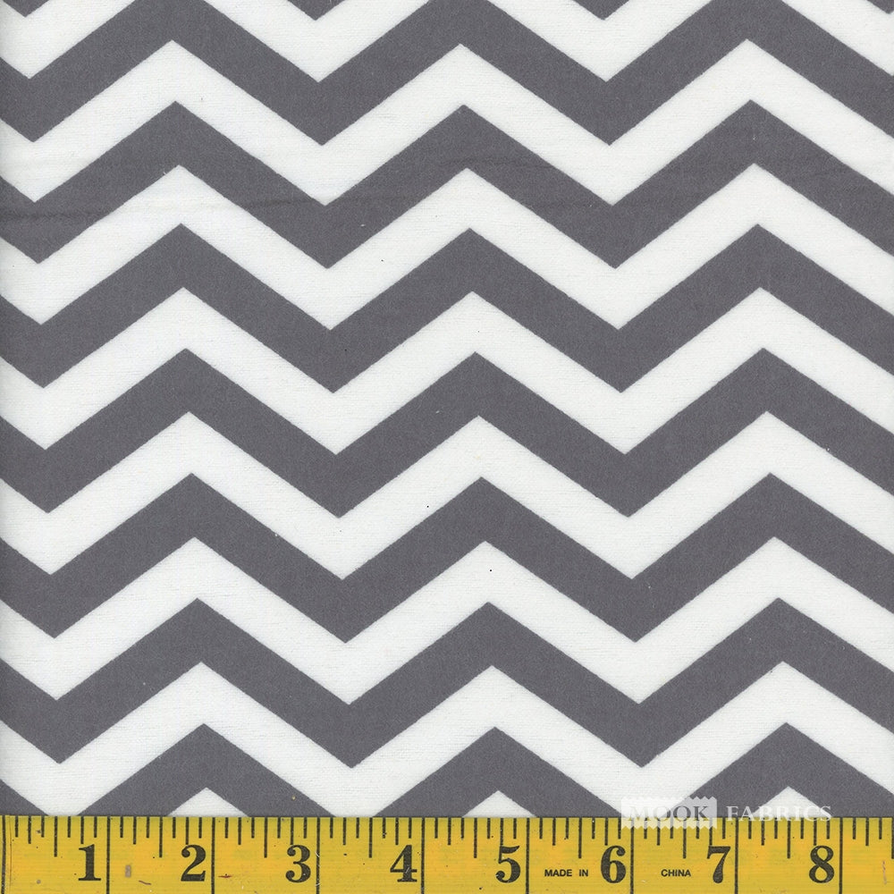 Chevron Flannel - Grey