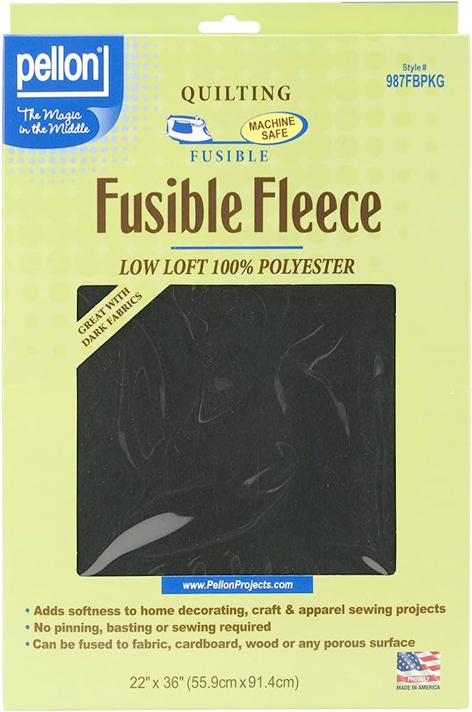 Fusible Fleece - Charcoal