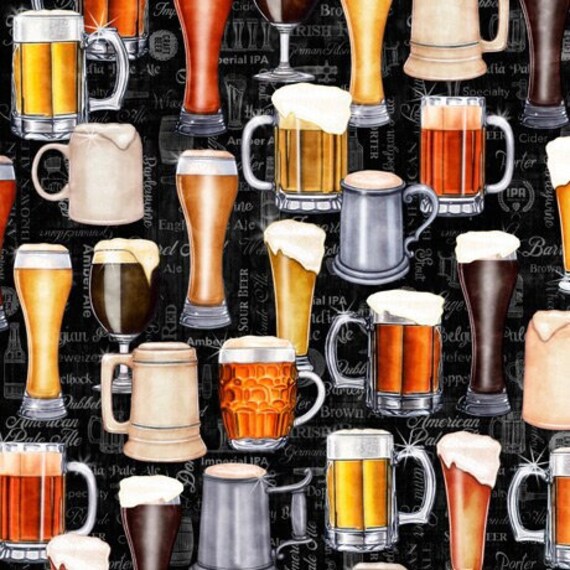 Quilting Treasures On Tap Beer Mugs & Glasses