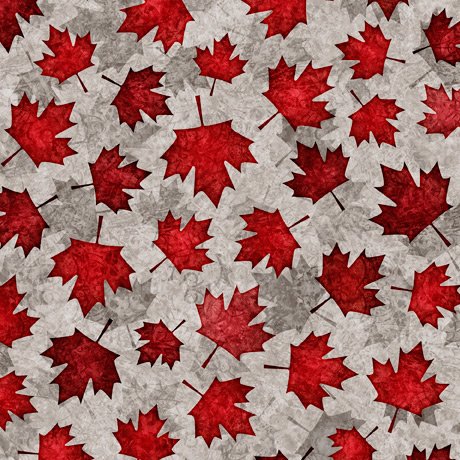 Quilting Treasures The Great White North Maple Leaf