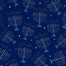 Load image into Gallery viewer, Quilting Treasures Hanukkah Greetings Menorah
