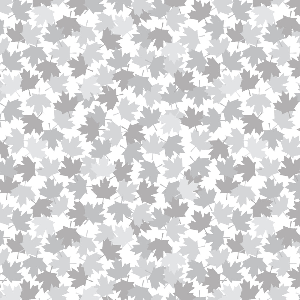 Windham Canadian Christmas 2 Maple Leaf Quilt Backing - White