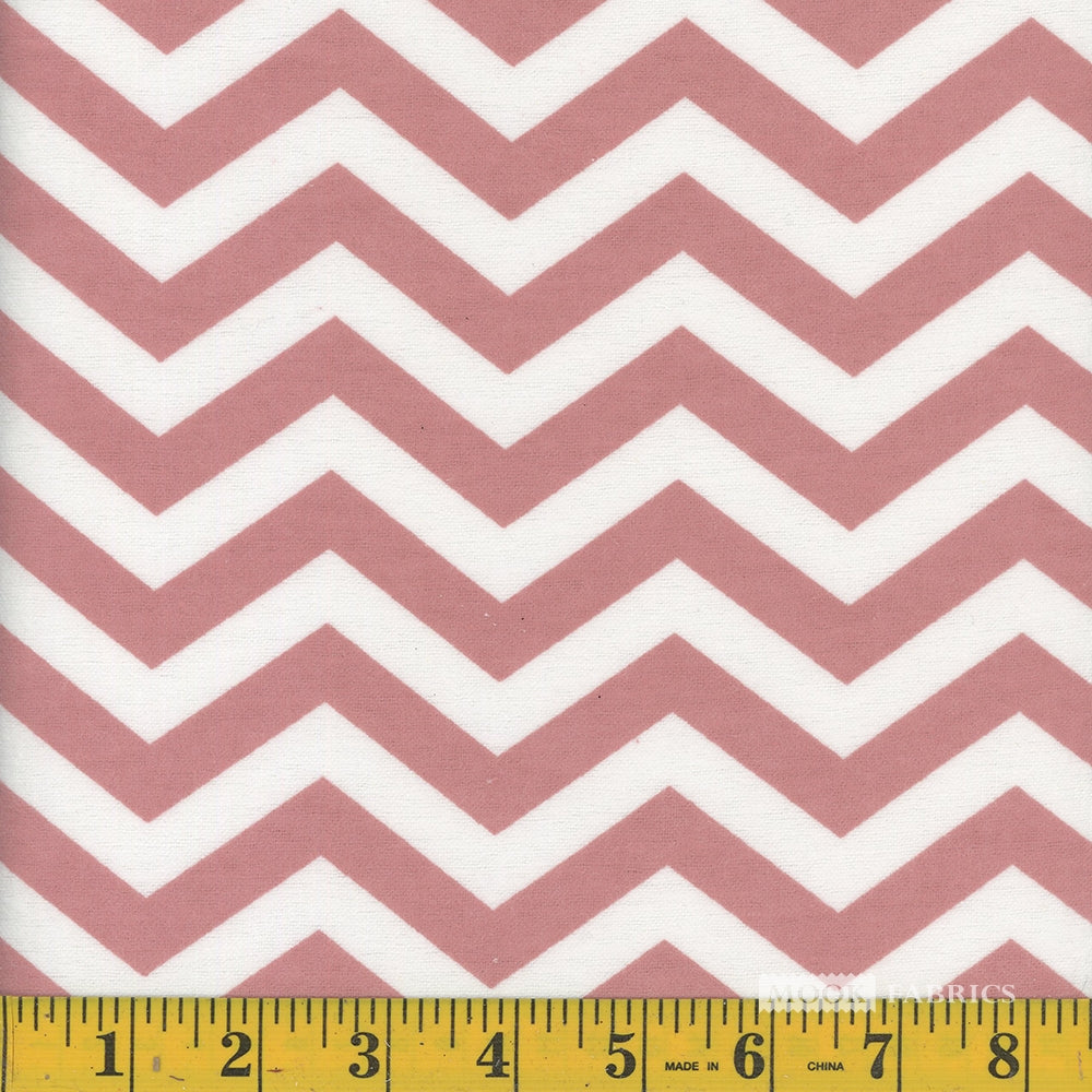 Chevron Flannel - Blush