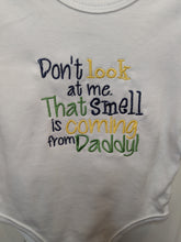 Load image into Gallery viewer, Embroidered baby onesie - funny
