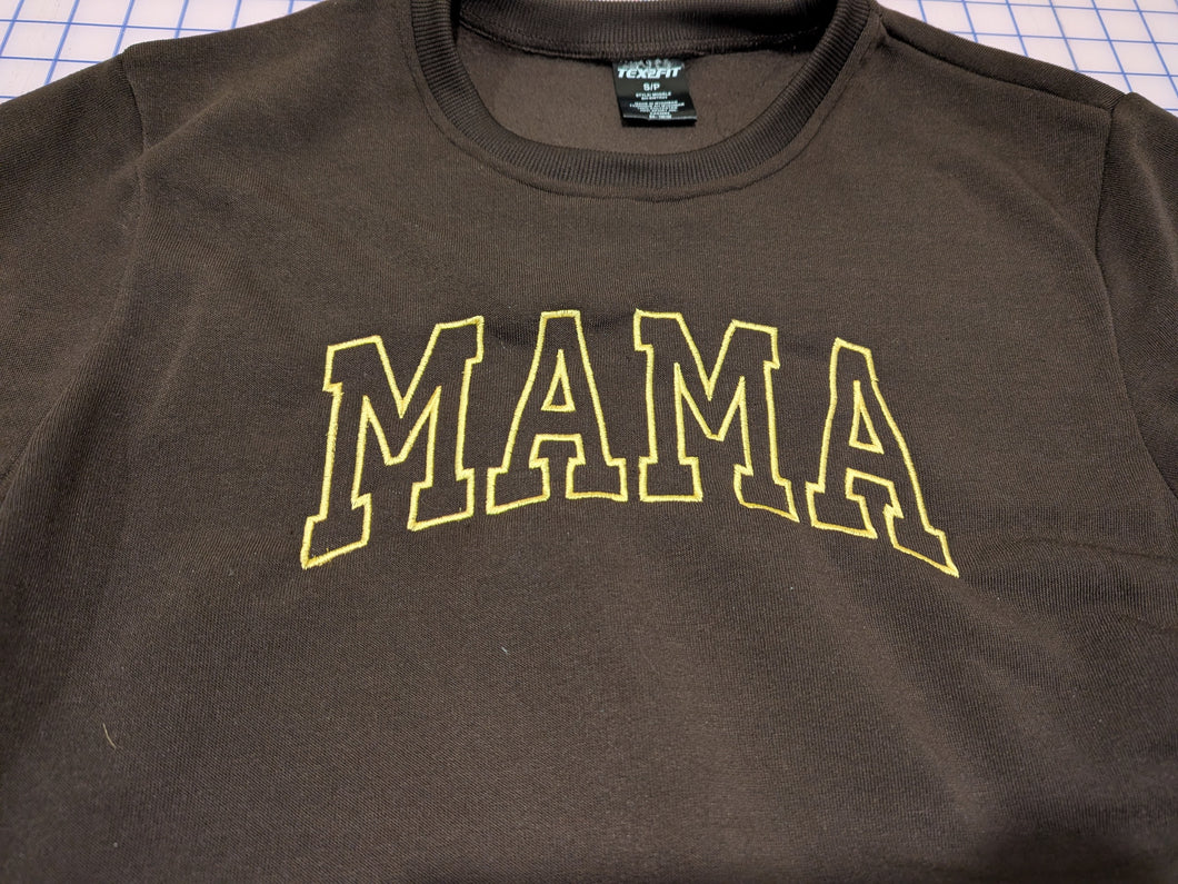 Embroidered sweatshirt - MAMA