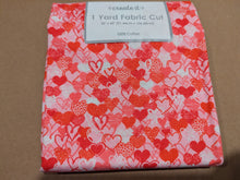 Load image into Gallery viewer, Create It Valentine Small Hearts 1 yard pre-cuts - Red
