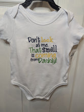 Load image into Gallery viewer, Embroidered baby onesie - funny
