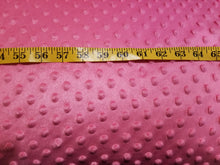 Load image into Gallery viewer, Fuschia Hot Pink Minky Dot Fabric
