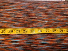 Load image into Gallery viewer, Brushed Back Knit Melange Orange &amp; Aqua
