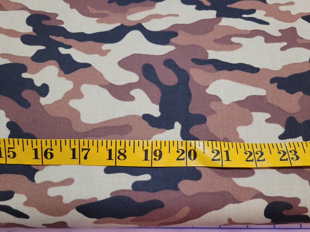 Camouflage Fabric - Brown