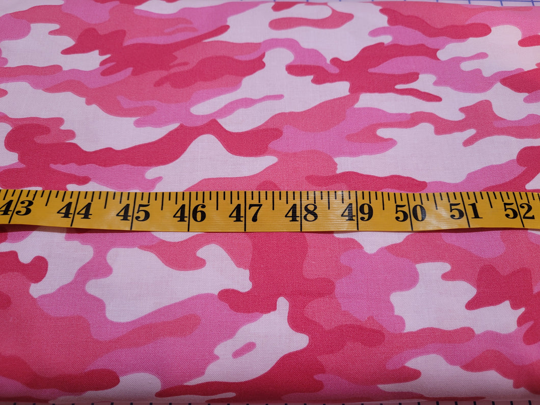 Camouflage Fabric - Hot Pink