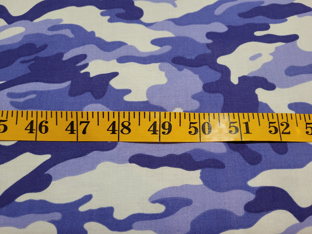 Camouflage Fabric - Blue