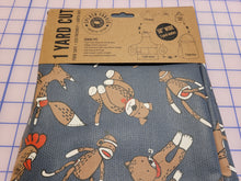 Load image into Gallery viewer, Sock Monkey PUL Fabric - Food Safe
