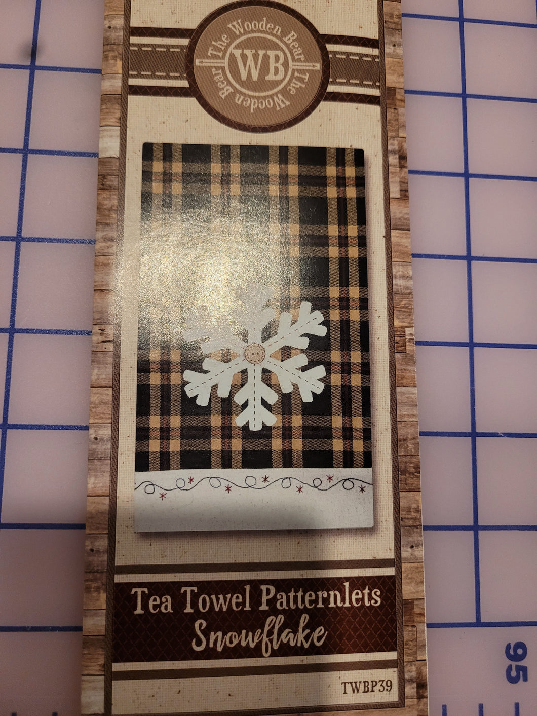 Tea Towel Patternlet - Snowflake