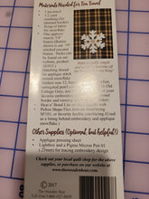 Load image into Gallery viewer, Tea Towel Patternlet - Snowflake
