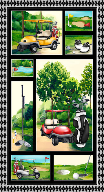 Blank Quilting Golf Quilting Panel