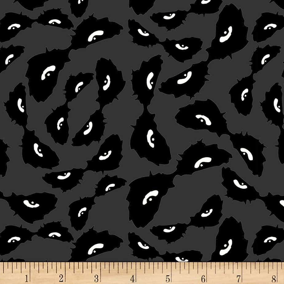 Blank Quilting Ghoulish Gathering Creepy Eyes - Glow In The Dark