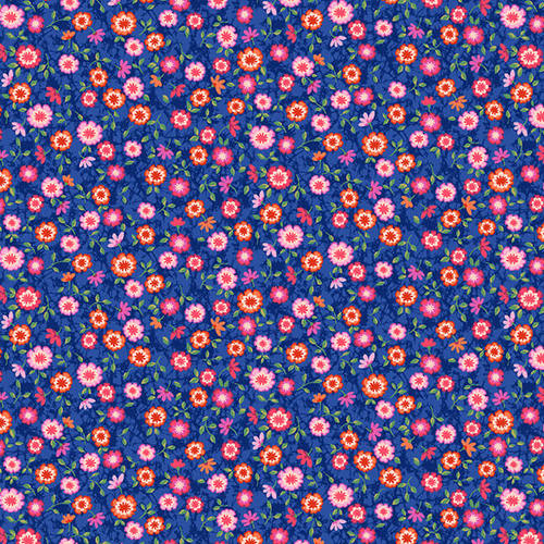 Blank Quilting Marisol Mini Flora - Navy