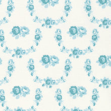 Load image into Gallery viewer, Free Spirit Shades Of Rose Trellis Quilting Cotton - Teal
