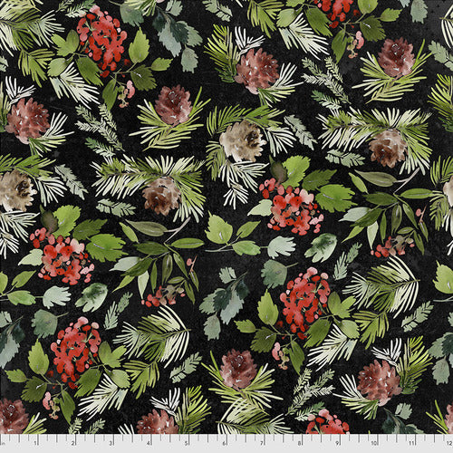 Free Spirit Eclectic Elements Evergreen Floral