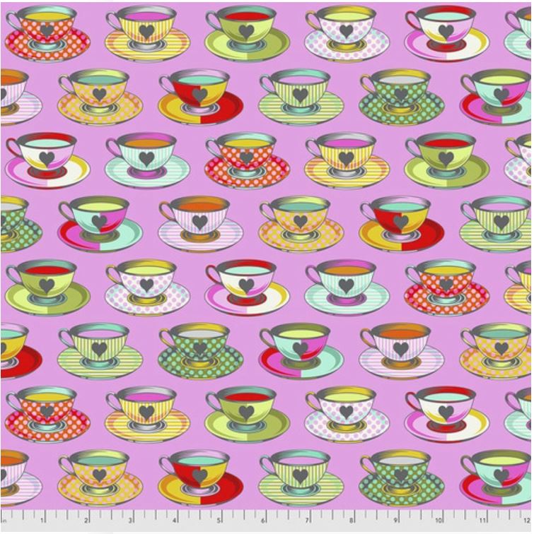 Tula Pink Curiouser And Curiouser Tea Time - Wonder