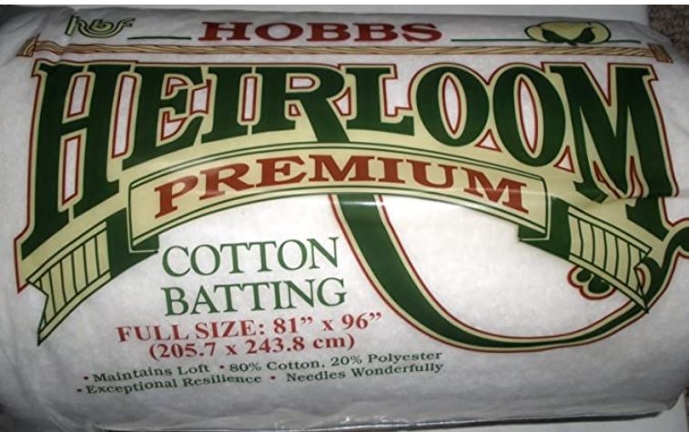 Heirloom Hobbs 80/20 Premium Full Batting 81