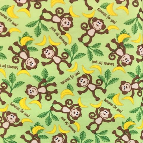 Monkeys Bananas For You PUL Fabric 13