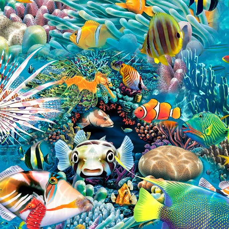 Quilting Treasures Artworks XVI Under The Sea