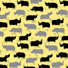 Load image into Gallery viewer, Quilting Treasures Dyno Rhino Rhino Silhouettes
