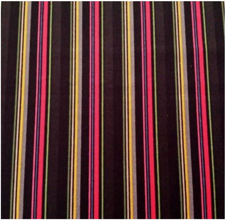 Quilting Treasures Floral Etchings Stripes - Black & Red